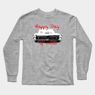 Father's Day 1960s classic American muscle car Day of Dads Long Sleeve T-Shirt